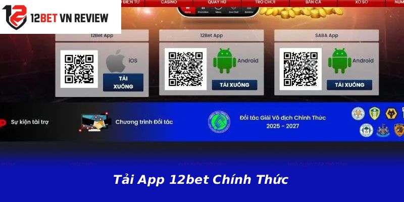 Tải App 12BET